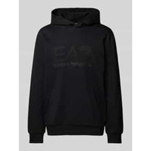 Hoodie mit Label-Print - EA7 Emporio Armani - Modalova