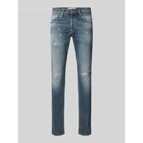 Regular Slim Fit Jeans im Destroyed-Look Modell 'WILLBI' - Replay - Modalova