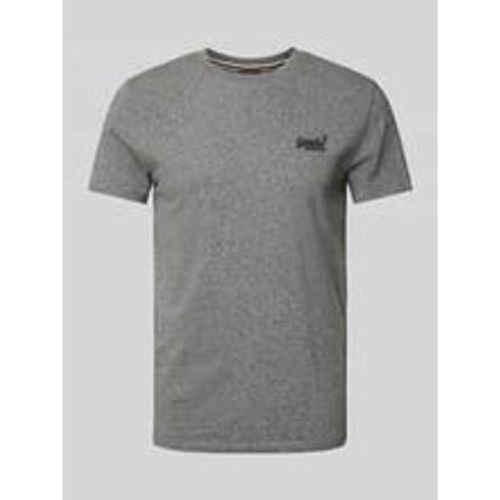 T-Shirt mit Label-Stitching - Superdry - Modalova