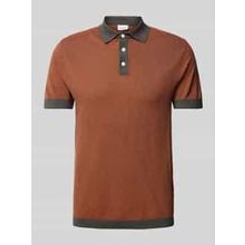 Slim Fit Poloshirt mit Knopfleiste - lindbergh - Modalova