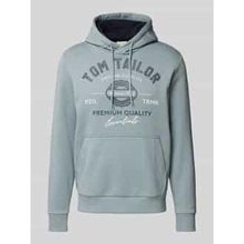 Regular Fit Hoodie aus Baumwoll-Mix mit Logo Print - Tom Tailor - Modalova