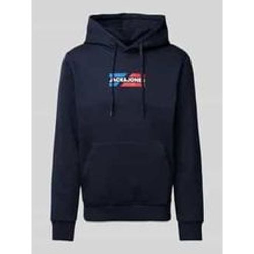 Hoodie mit Label-Print Modell 'ECORP' - jack & jones - Modalova