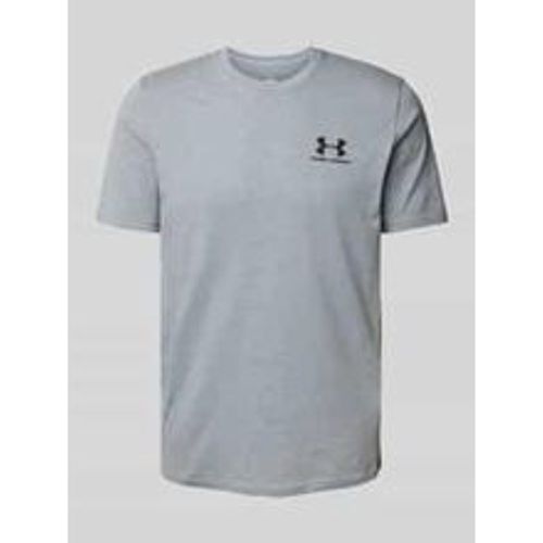 T-Shirt mit Label-Print - Under Armour - Modalova