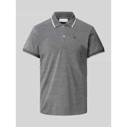 Slim Fit Poloshirt mit Logo-Stitching Modell 'TRISTAN' - casual friday - Modalova