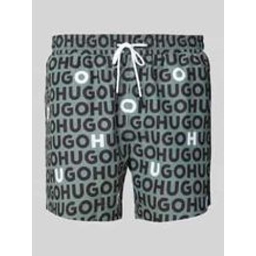 Regular Fit Badehose mit Label-Print Modell 'TORTUGA' - HUGO - Modalova