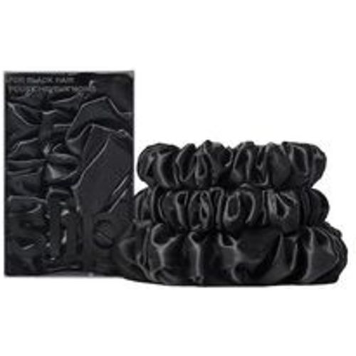 Slipsilk - Back To Basics - Haargummis Aus Reiner Seide Schwarz - scrunchies Midi / Large Black - Fashion24 DE - Modalova