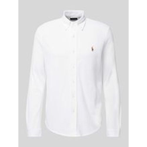 Slim Fit Freizeithemd mit Logo-Stitching - Polo Ralph Lauren - Modalova