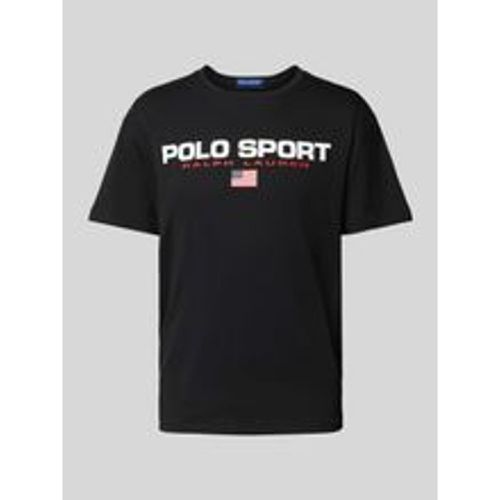 T-Shirt mit Label-Print - Polo Sport Ralph Lauren - Modalova