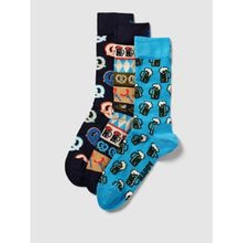 Socken mit Allover-Print im 3er-Pack Modell 'Oktoberfest' - Happy Socks - Modalova