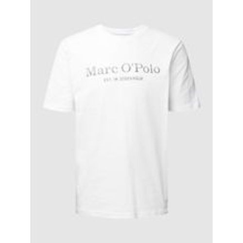 T-Shirt mit Statement- und Label-Print - Marc O'Polo - Modalova