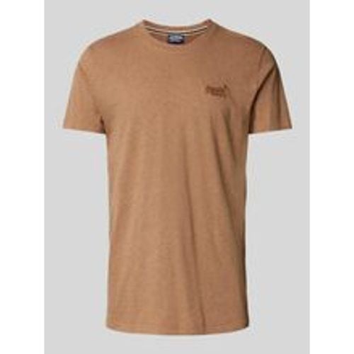 T-Shirt mit Label-Stitching - Superdry - Modalova