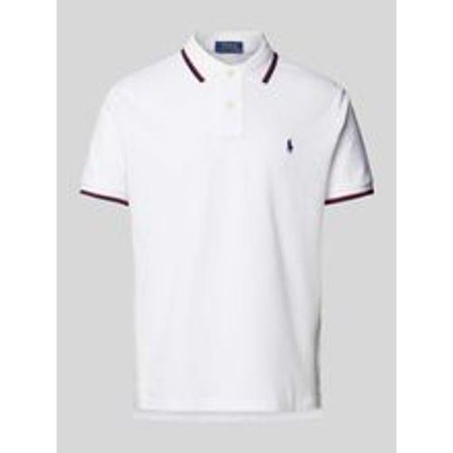 Custom Slim Fit Poloshirt mit Logo-Stitching - Polo Ralph Lauren - Modalova