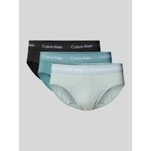 Slip mit Label-Bund im 3er-Pack - Calvin Klein Underwear - Modalova