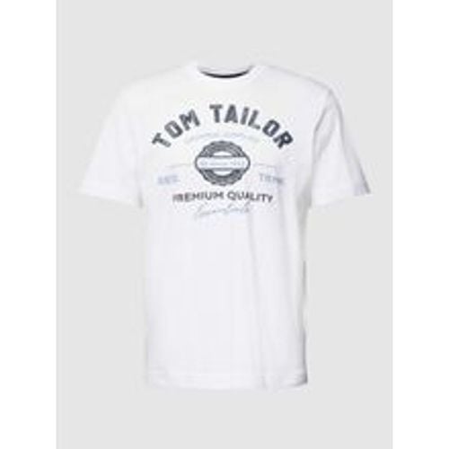 T-Shirt mit Label-Print - Tom Tailor - Modalova