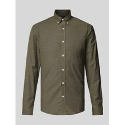 Slim Fit Freizeithemd mit Button-Down-Kragen Modell 'Oxford' - lindbergh - Modalova