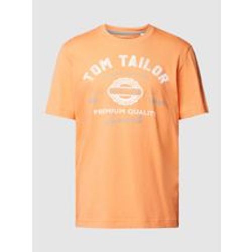 T-Shirt mit Label-Print - Tom Tailor - Modalova