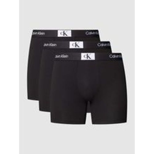 Pants mit elastischem Logo-Bund Modell 'BOXER BRIEF' im 3er-Pack - Calvin Klein Underwear - Modalova