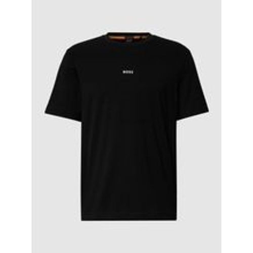 T-Shirt mit Label-Print - Boss Orange - Modalova