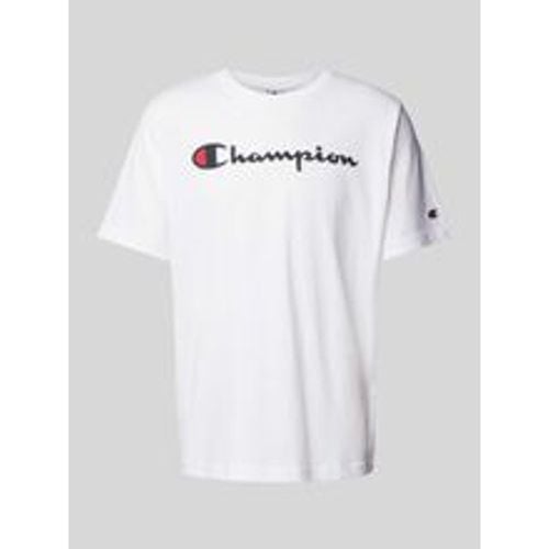 T-Shirt mit Label-Print - Champion - Modalova