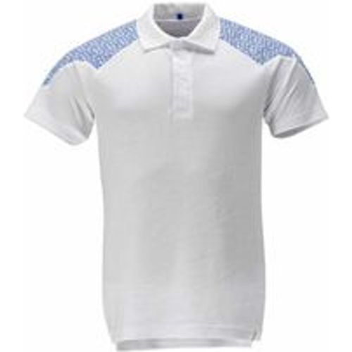 Polo-Shirt, Kurzarm Polo-shirt Gr. 2XL, weiss/azurblau - Mascot - Modalova