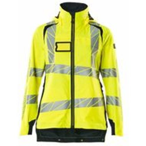 Hard Shell Jacke, Damen, leichtem Futter Jacke Gr. xl, hi-vis gelb/schwarzblau - Mascot - Modalova