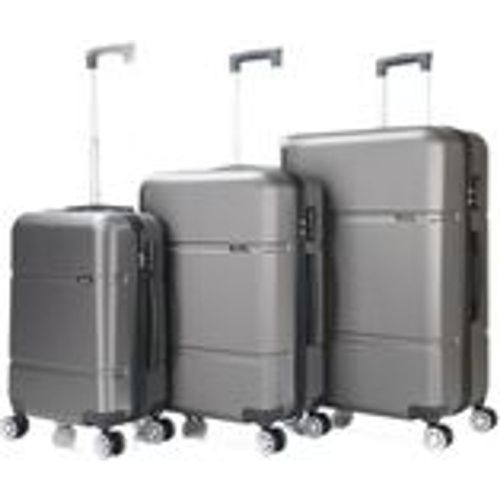 Reisekoffer ABS-02 Koffer 3-teilig Hartschale Trolley Set Kofferset Handgepäck Gepäck Reisetasche - Fashion24 DE - Modalova