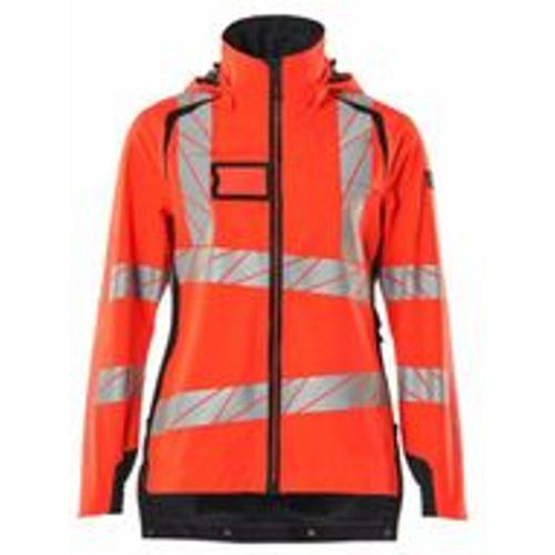 Hard Shell Jacke, Damen, leichtem Futter Jacke Gr. l, Hi-vis rot/schwarzblau - Mascot - Modalova