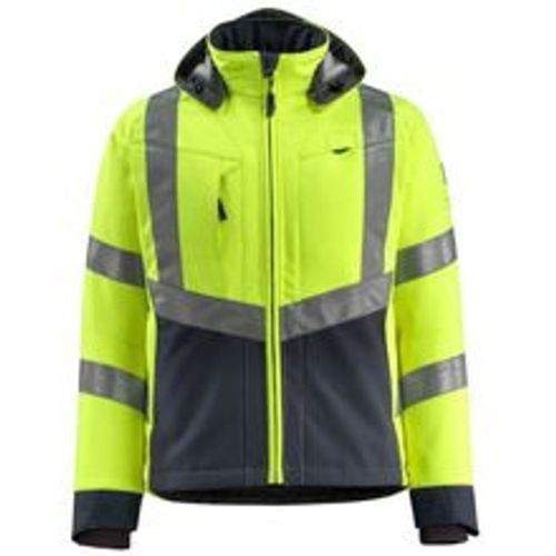 Safe Supr Softsh-Jacke Blackpool Gr. xl hi-vis glb/schwarzbl 15502-246 - Mascot - Modalova