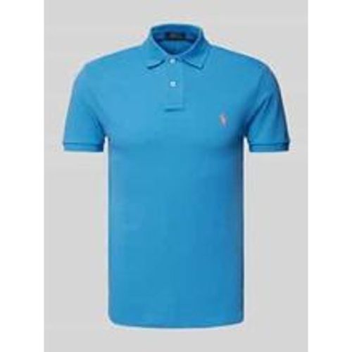 Slim Fit Poloshirt mit Logo-Stitching - Polo Ralph Lauren - Modalova