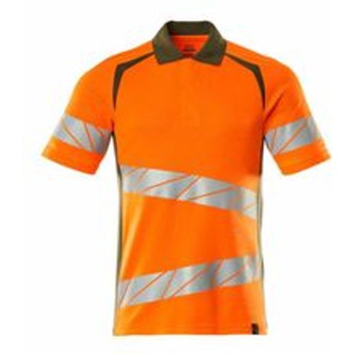 Polo-Shirt, moderne Passform Polo-shirt Gr. xl one, hi-vis orange/moosgrün - Mascot - Modalova