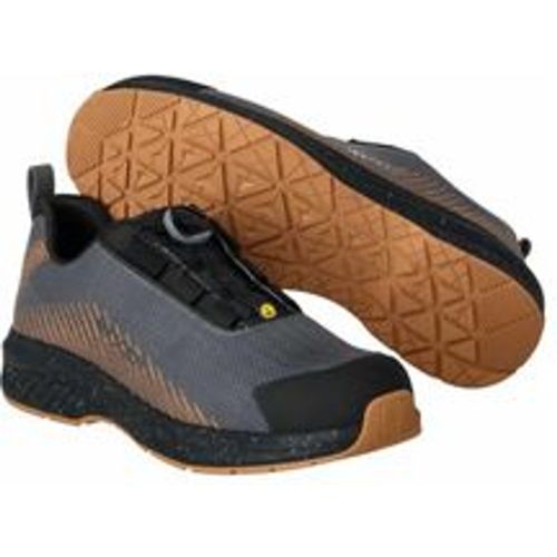 Safety Halbschuh footwear customized F1601-909 Gr. 1042 stone grey/nut brown - Mascot - Modalova