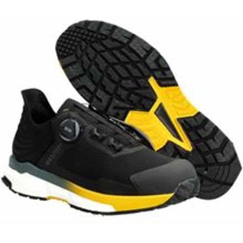 Safety Halbschuh footwear customized F1680-704 Gr. 0840 black/sunflower yellow - Mascot - Modalova