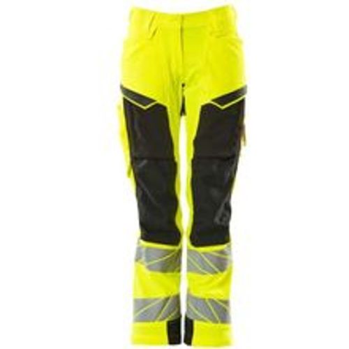 Damen-Hose mit Knietaschen 19078-511-1709 Gr. 40 hi-vis gelb/schwarz - Mascot - Modalova