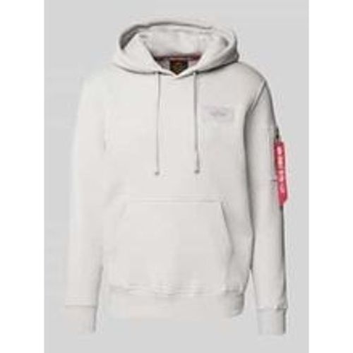 Hoodie mit Label-Patch - alpha industries - Modalova