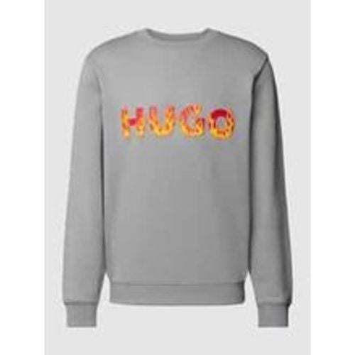 Sweatshirt mit Label-Print Modell 'Ditmo' - HUGO - Modalova