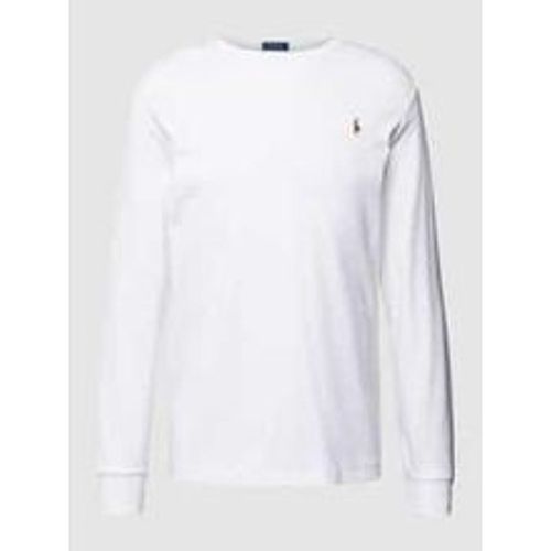 Slim Fit Longsleeve mit Label-Stitching - Polo Ralph Lauren - Modalova