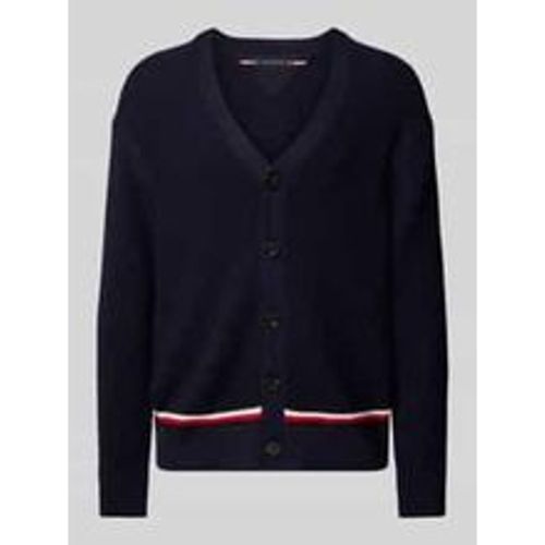 Strickjacke mit Knopfleiste - Tommy Hilfiger - Modalova