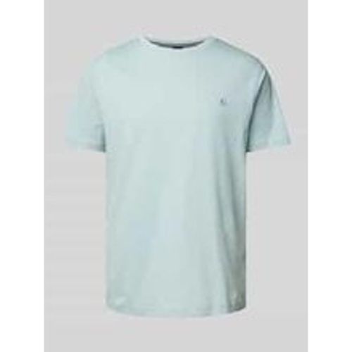 T-Shirt mit Label-Stitching - Lerros - Modalova