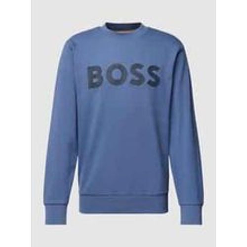 Sweatshirt mit Label-Print Modell 'Soleri' - Boss - Modalova