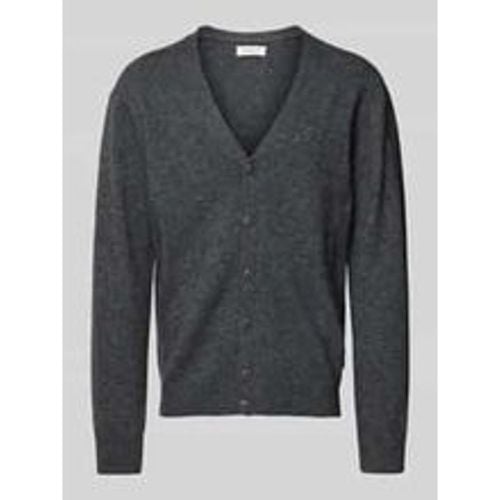 Slim Fit Strickjacke mit Knopfleiste Modell 'Karl' - casual friday - Modalova