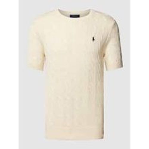 Strickshirt mit Zopfmuster - Polo Ralph Lauren - Modalova