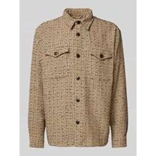 Overshirt mit Strukturmuster Modell 'BOXY-MASONBOUCLE' - Selected Homme - Modalova