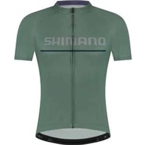 LOGO Short Sleeve Jersey, Restore Green - Shimano - Modalova