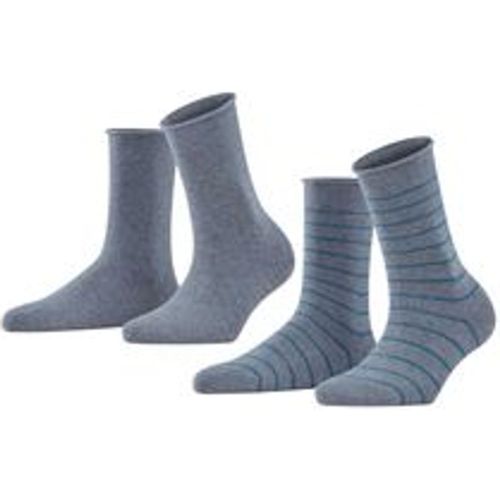 Happy Stripe 2-Pack SO Damen Socken - Falke - Modalova