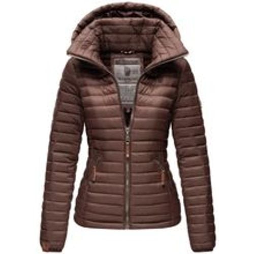 Damen Stylische Steppjacke Übergangsjacke mit abnehmbarer Kapuze Löwenbaby - Marikoo - Modalova