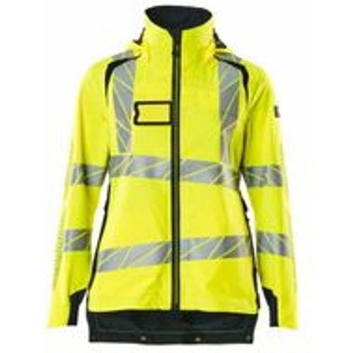 Hard Shell Jacke, Damen, leichtem Futter Jacke Gr. XS, hi-vis gelb/schwarzblau - Mascot - Modalova