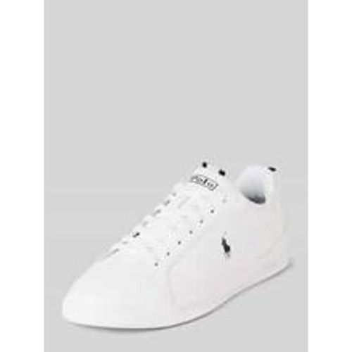 Ledersneaker mit Label-Details - Polo Ralph Lauren - Modalova