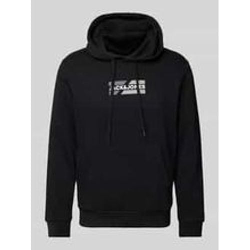 Hoodie mit Label-Print Modell 'ECORP' - jack & jones - Modalova