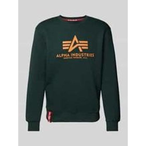 Sweatshirt mit Label-Print - alpha industries - Modalova