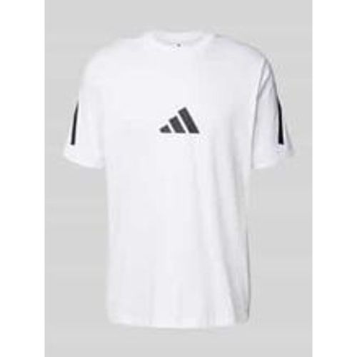 T-Shirt mit Label-Print - adidas Sportswear - Modalova